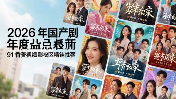 2026年国产剧年度盘点封面,多部热播剧集海报拼贴,91香蕉视频影视区精选推荐